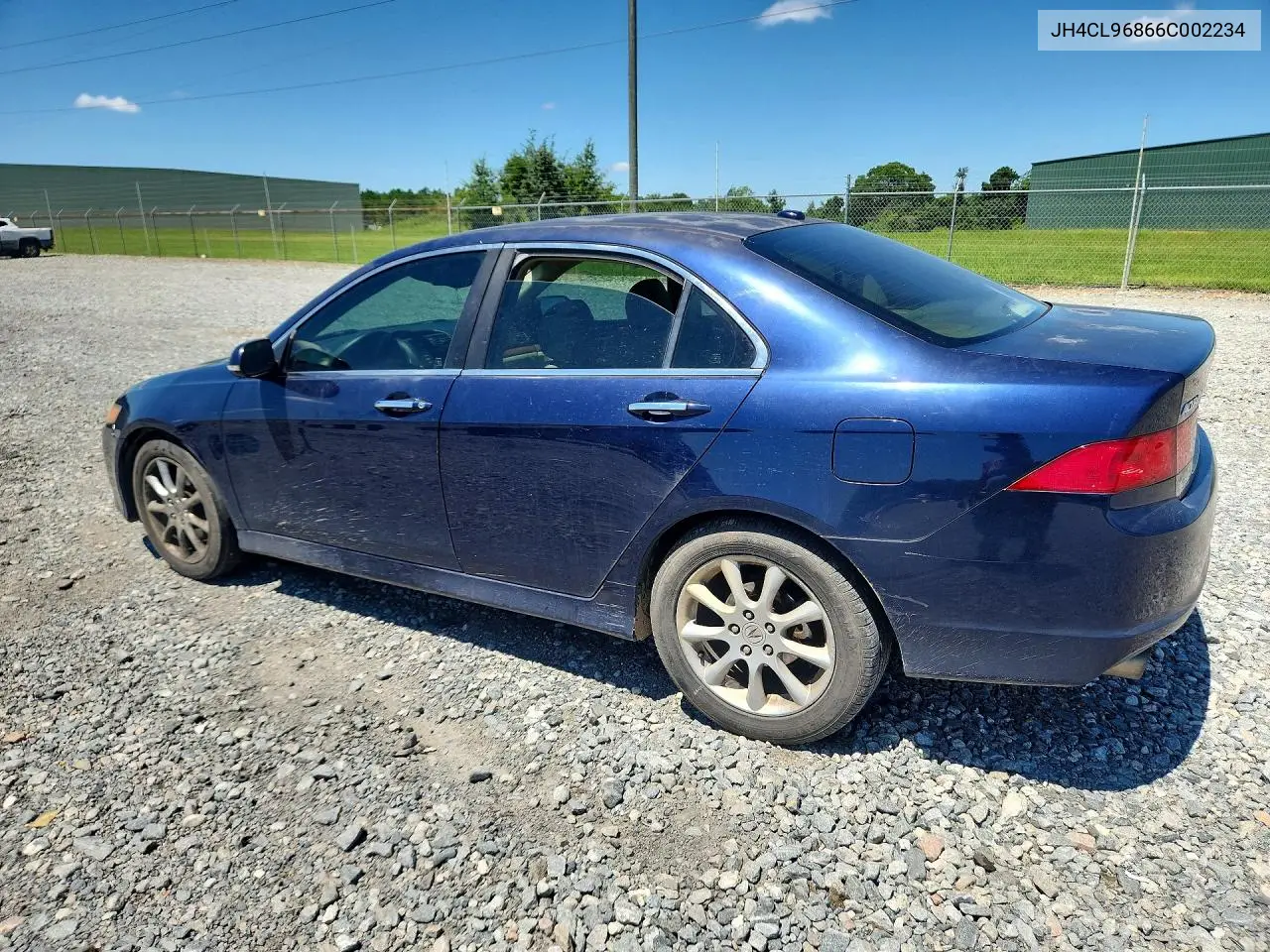 2006 Acura Tsx VIN: JH4CL96866C002234 Lot: 58249486