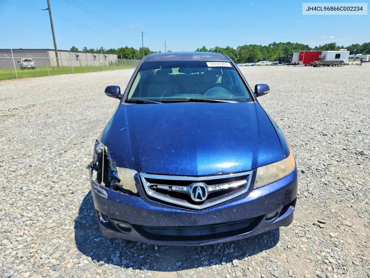 2006 Acura Tsx VIN: JH4CL96866C002234 Lot: 58249486