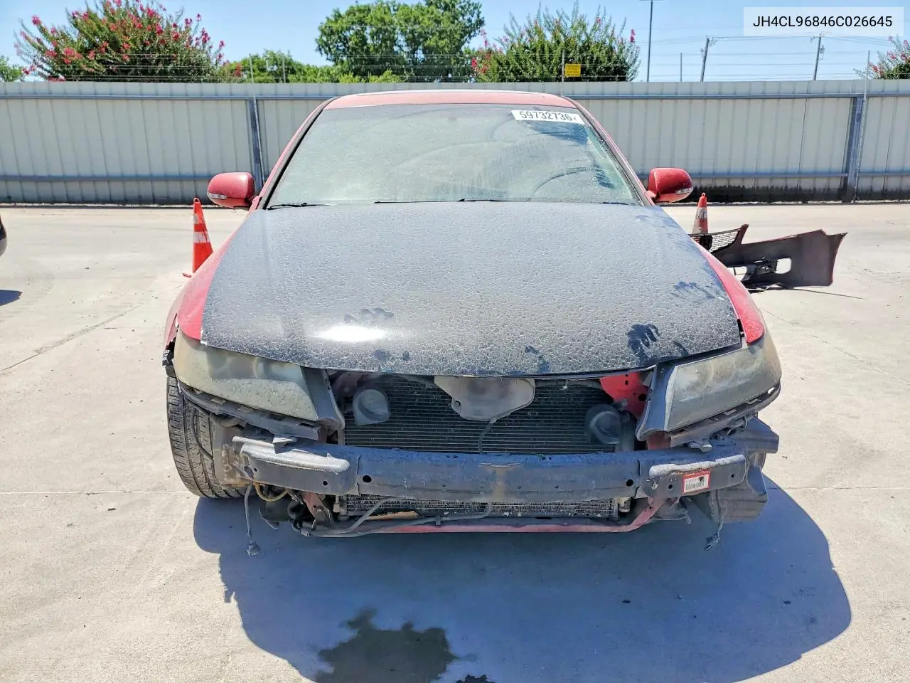 2006 Acura Tsx VIN: JH4CL96846C026645 Lot: 59732736