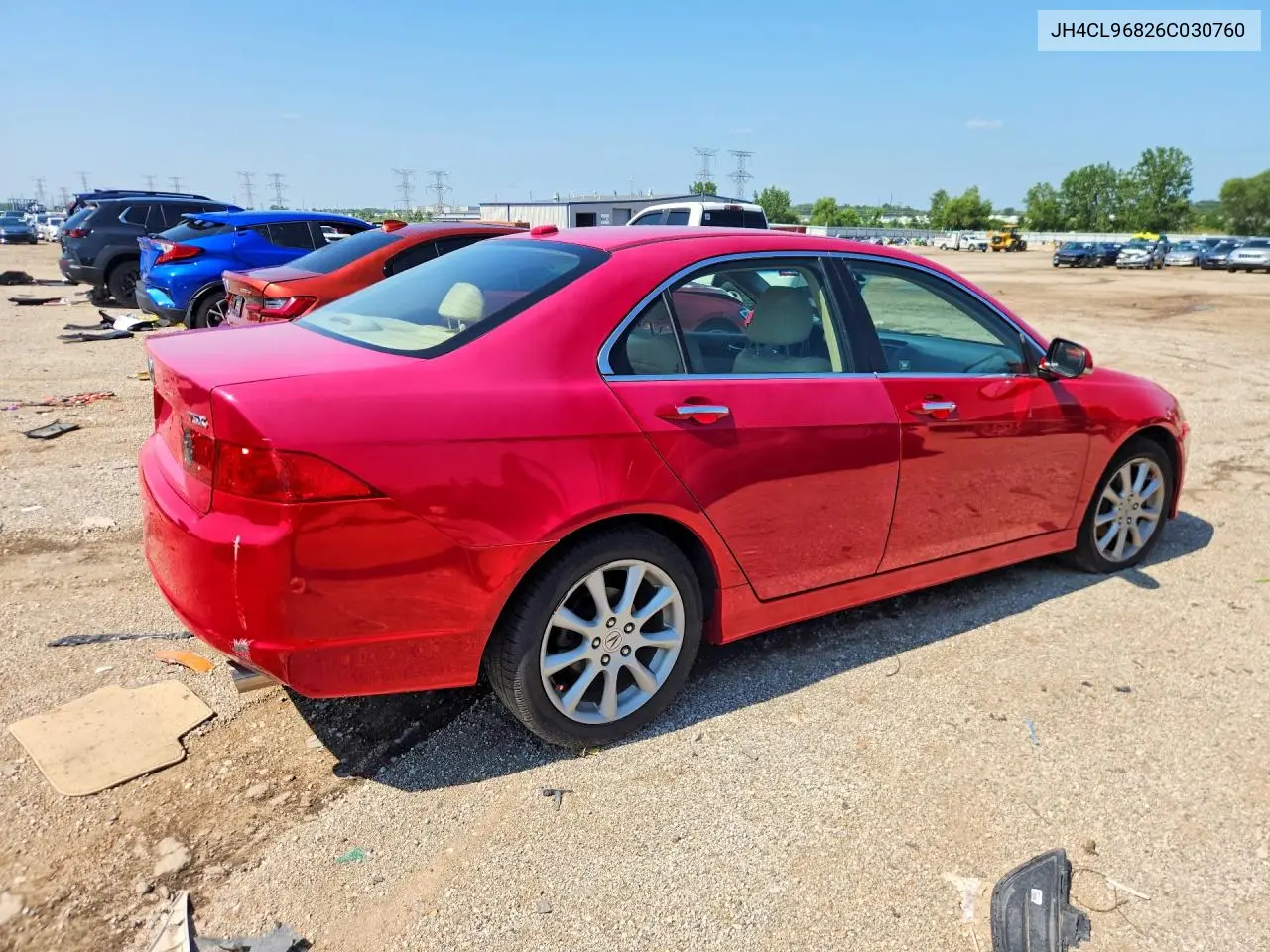 2006 Acura Tsx VIN: JH4CL96826C030760 Lot: 59807836