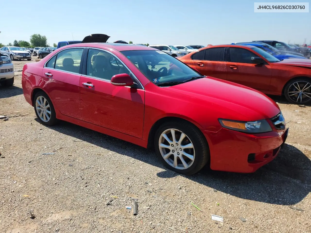 2006 Acura Tsx VIN: JH4CL96826C030760 Lot: 59807836