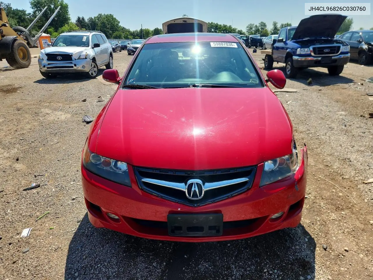 2006 Acura Tsx VIN: JH4CL96826C030760 Lot: 59807836