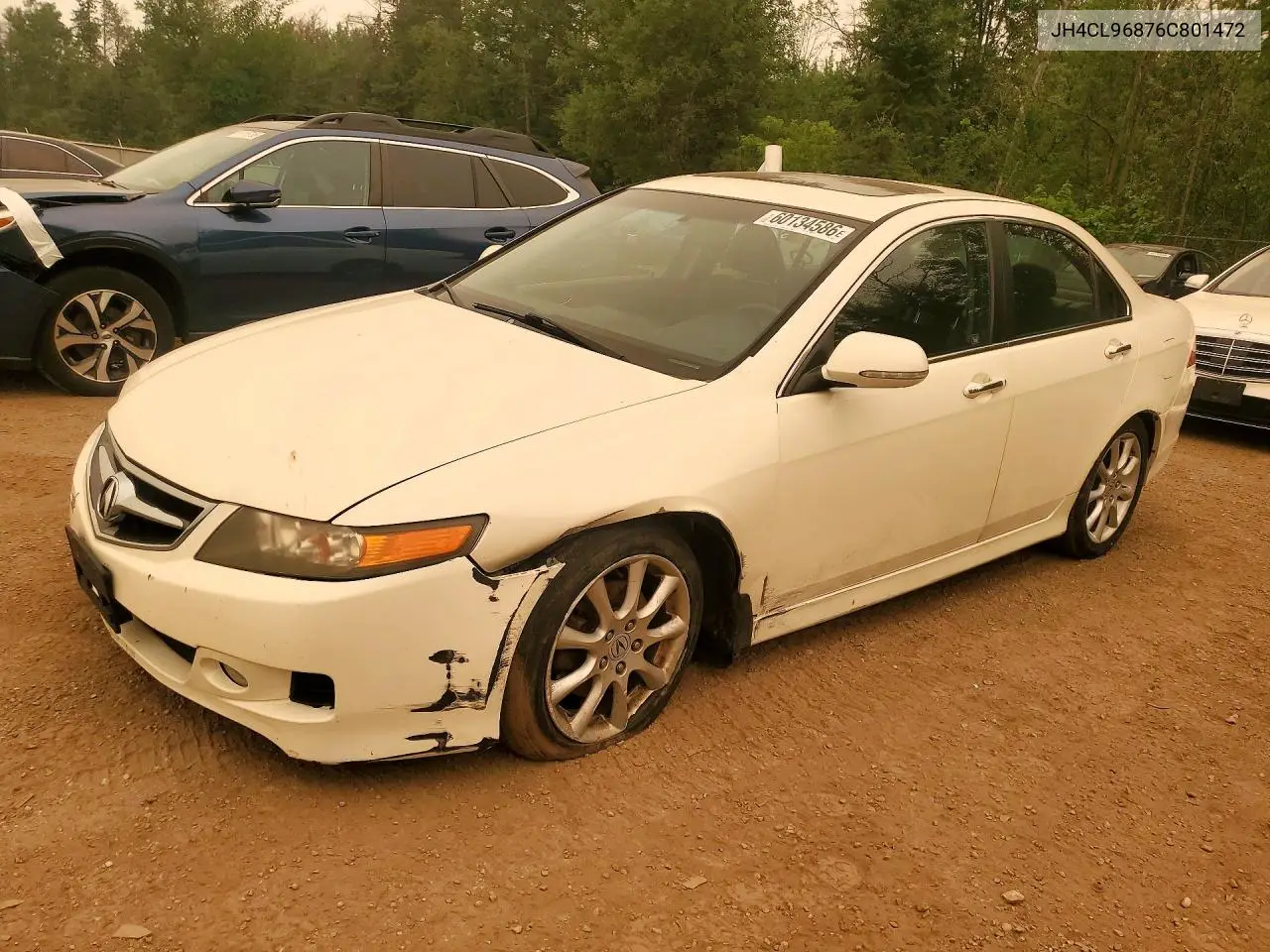 2006 Acura Tsx VIN: JH4CL96876C801472 Lot: 60134586