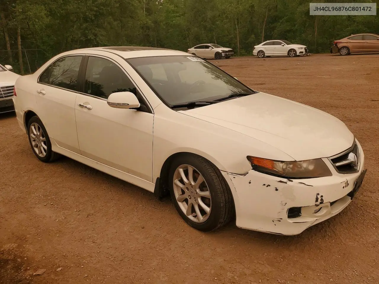 2006 Acura Tsx VIN: JH4CL96876C801472 Lot: 60134586