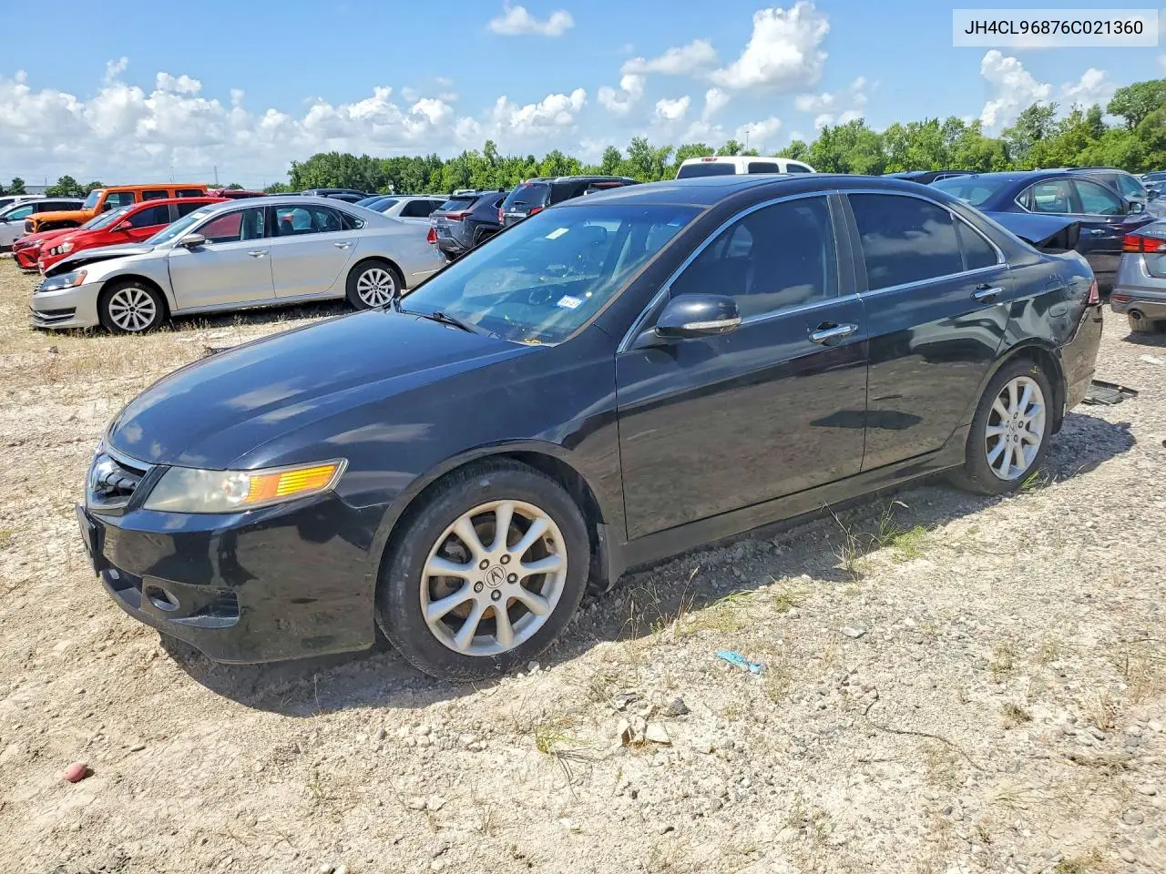 2006 Acura Tsx VIN: JH4CL96876C021360 Lot: 60141526