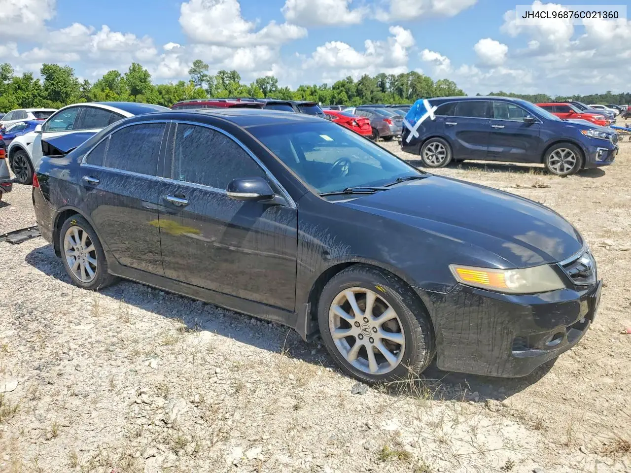 2006 Acura Tsx VIN: JH4CL96876C021360 Lot: 60141526