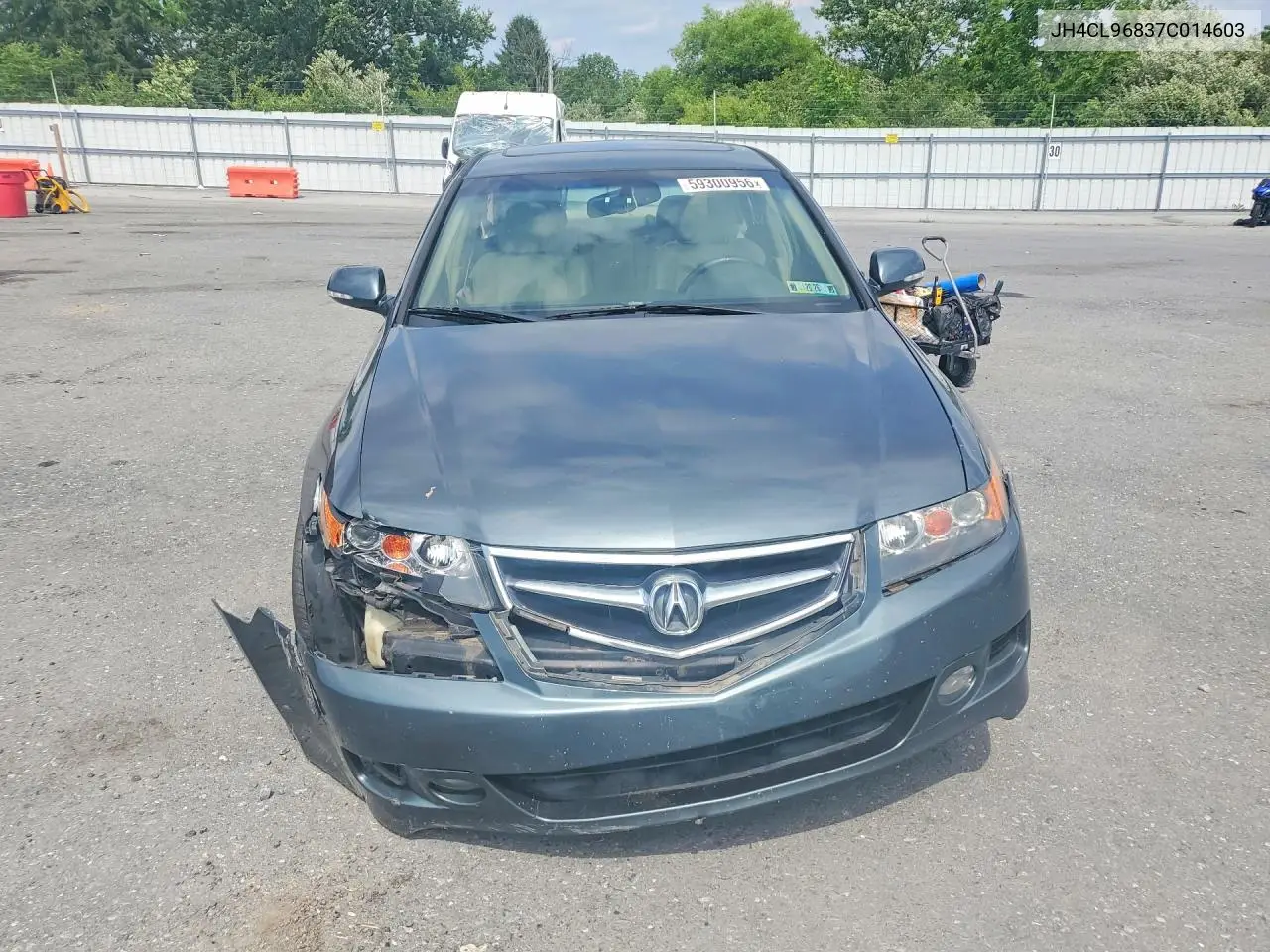 2007 Acura Tsx VIN: JH4CL96837C014603 Lot: 59300956