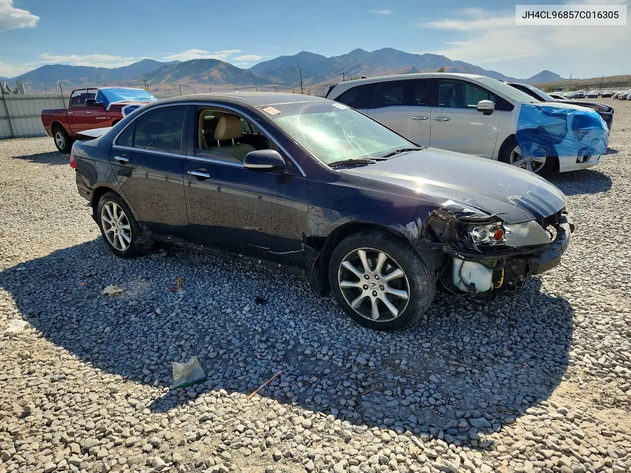 2007 Acura Tsx VIN: JH4CL96857C016305 Lot: 61055716