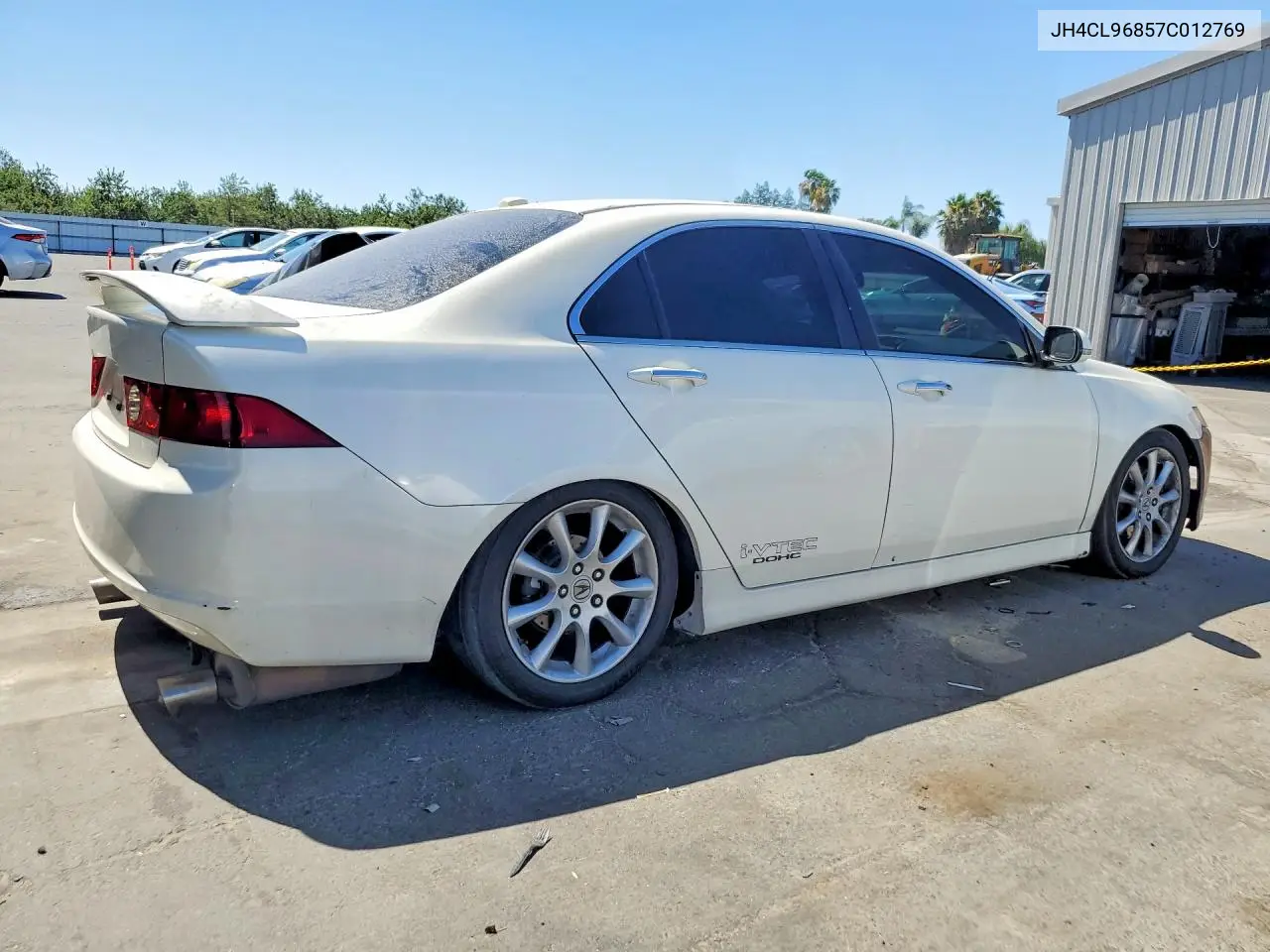 2007 Acura Tsx VIN: JH4CL96857C012769 Lot: 61440846
