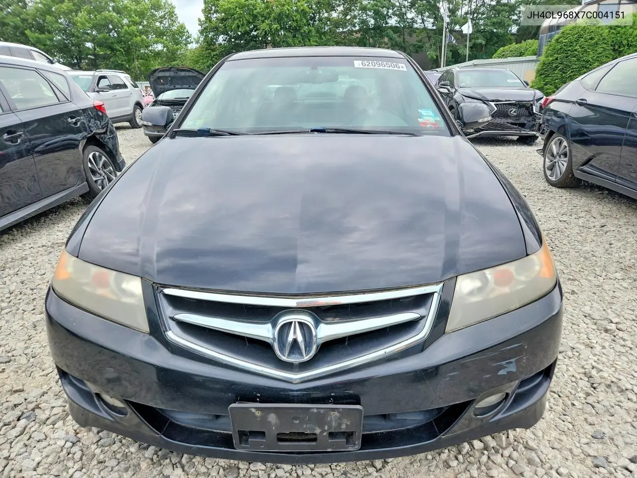 2007 Acura Tsx VIN: JH4CL968X7C004151 Lot: 62096506