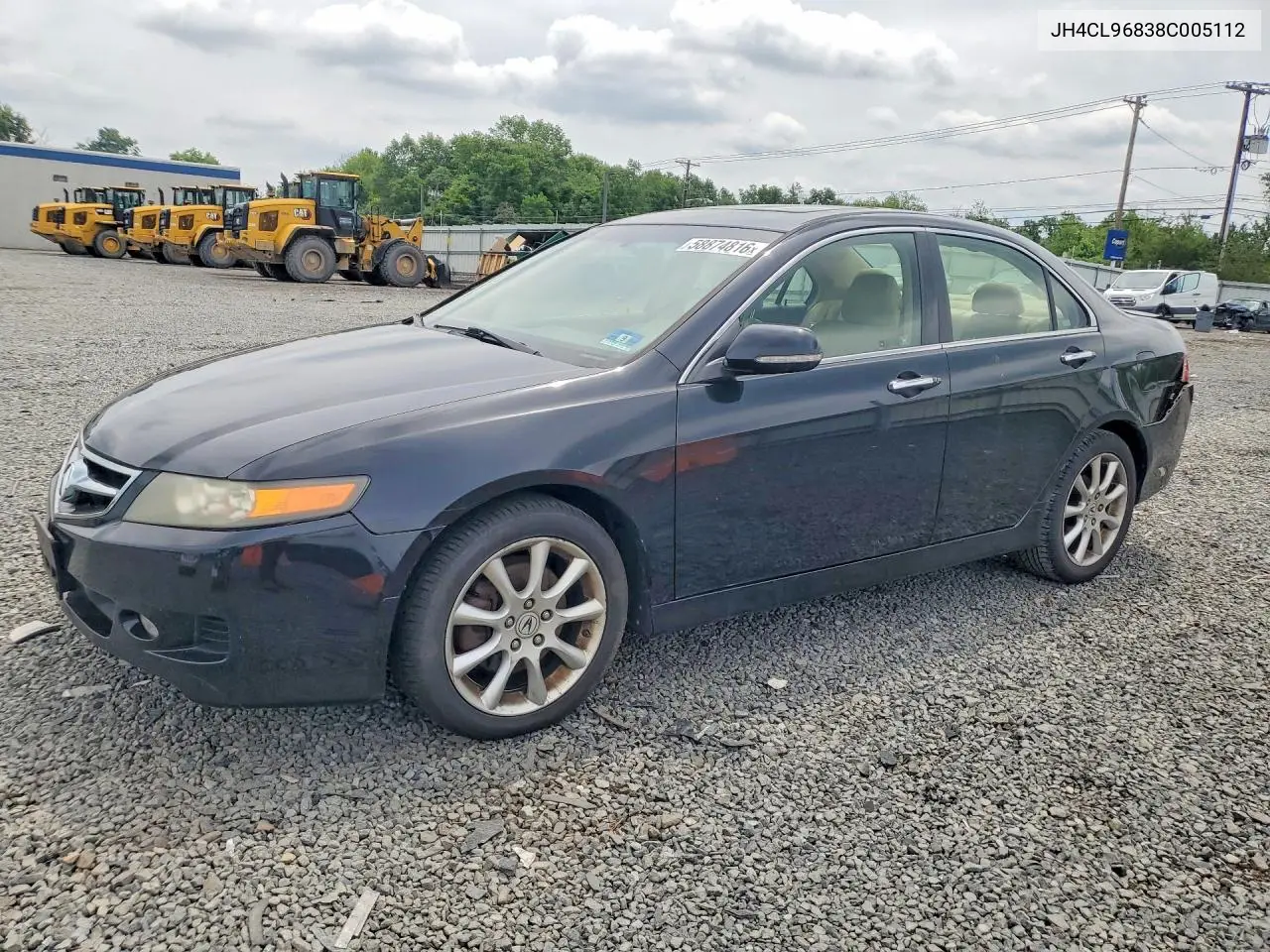 2008 Acura Tsx VIN: JH4CL96838C005112 Lot: 58874816