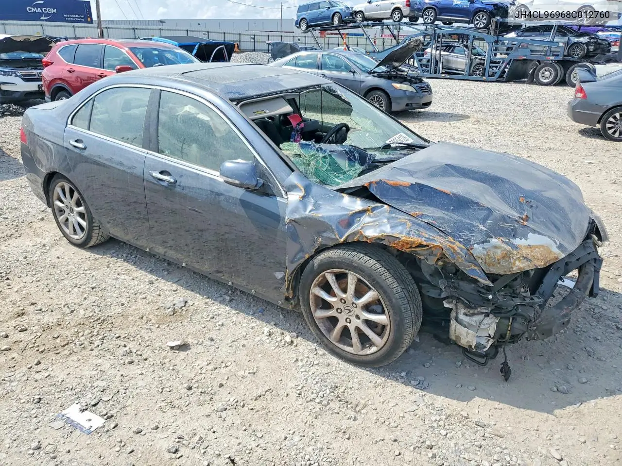 2008 Acura Tsx VIN: JH4CL96968C012760 Lot: 59954126