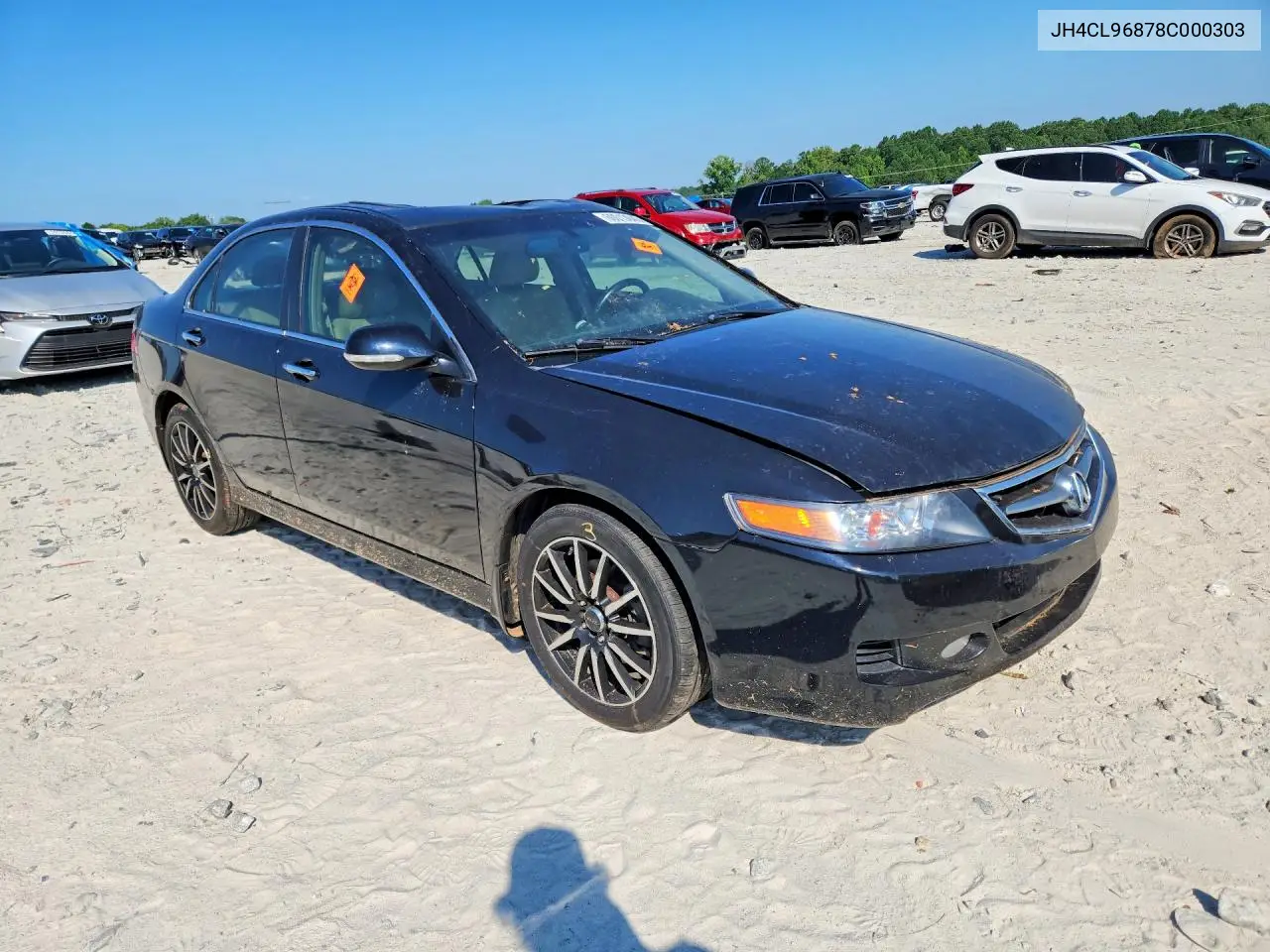 2008 Acura Tsx VIN: JH4CL96878C000303 Lot: 60013046