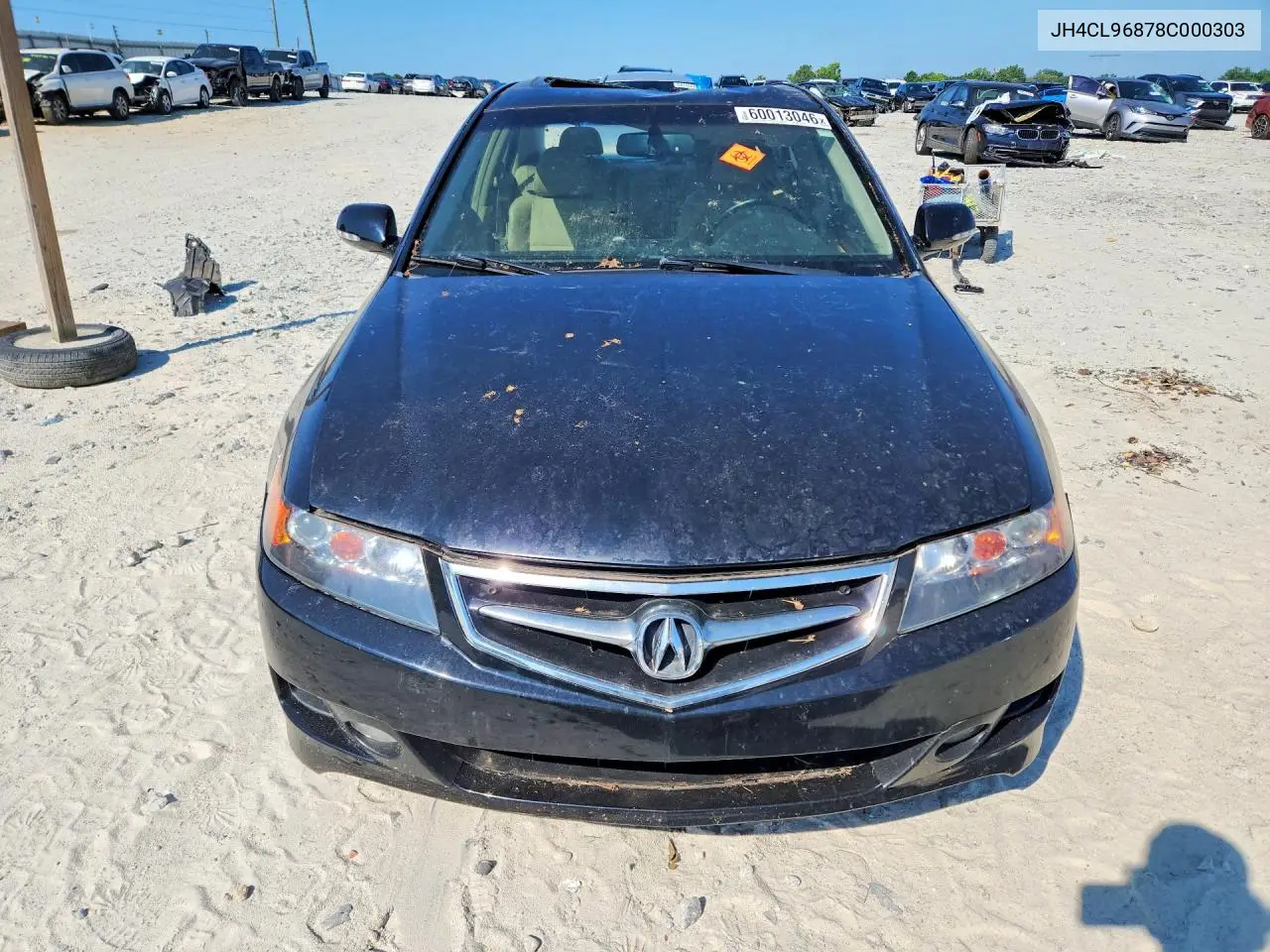 2008 Acura Tsx VIN: JH4CL96878C000303 Lot: 60013046