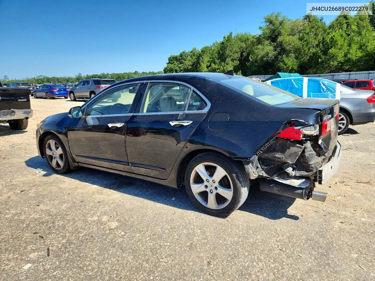 2009 Acura Tsx VIN: JH4CU26689C022279 Lot: 55824056