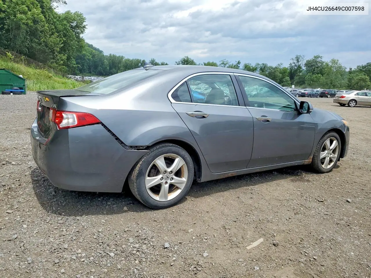 2009 Acura Tsx VIN: JH4CU26649C007598 Lot: 57745426