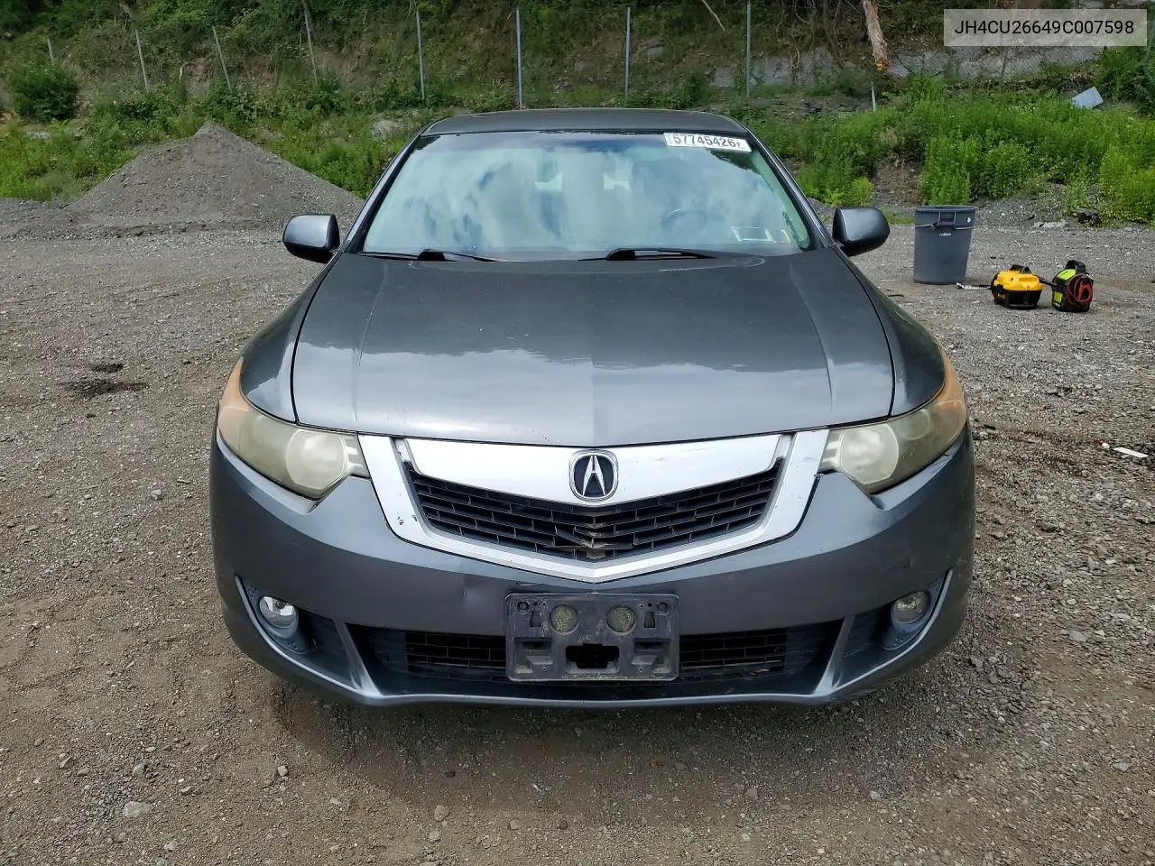 2009 Acura Tsx VIN: JH4CU26649C007598 Lot: 57745426
