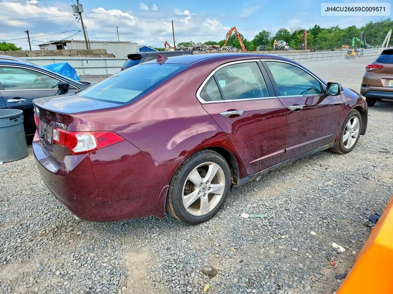 2009 Acura Tsx VIN: JH4CU26659C009571 Lot: 57864706