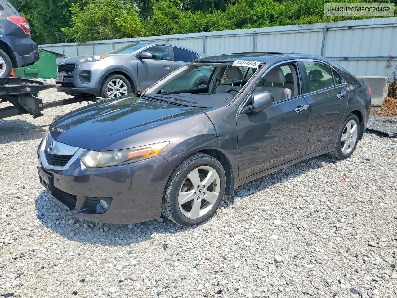 2009 Acura Tsx VIN: JH4CU26689C020452 Lot: 60374936