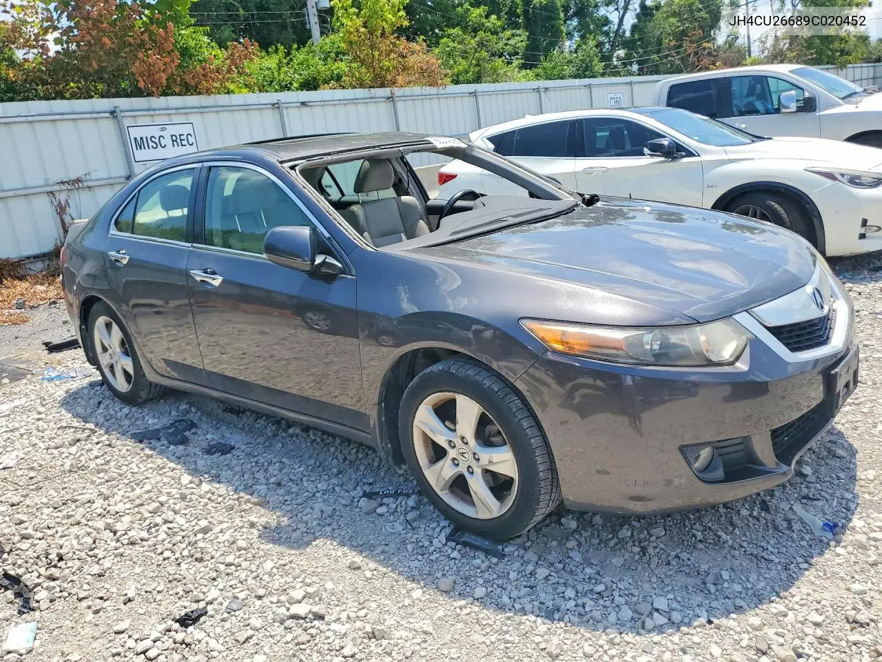 2009 Acura Tsx VIN: JH4CU26689C020452 Lot: 60374936