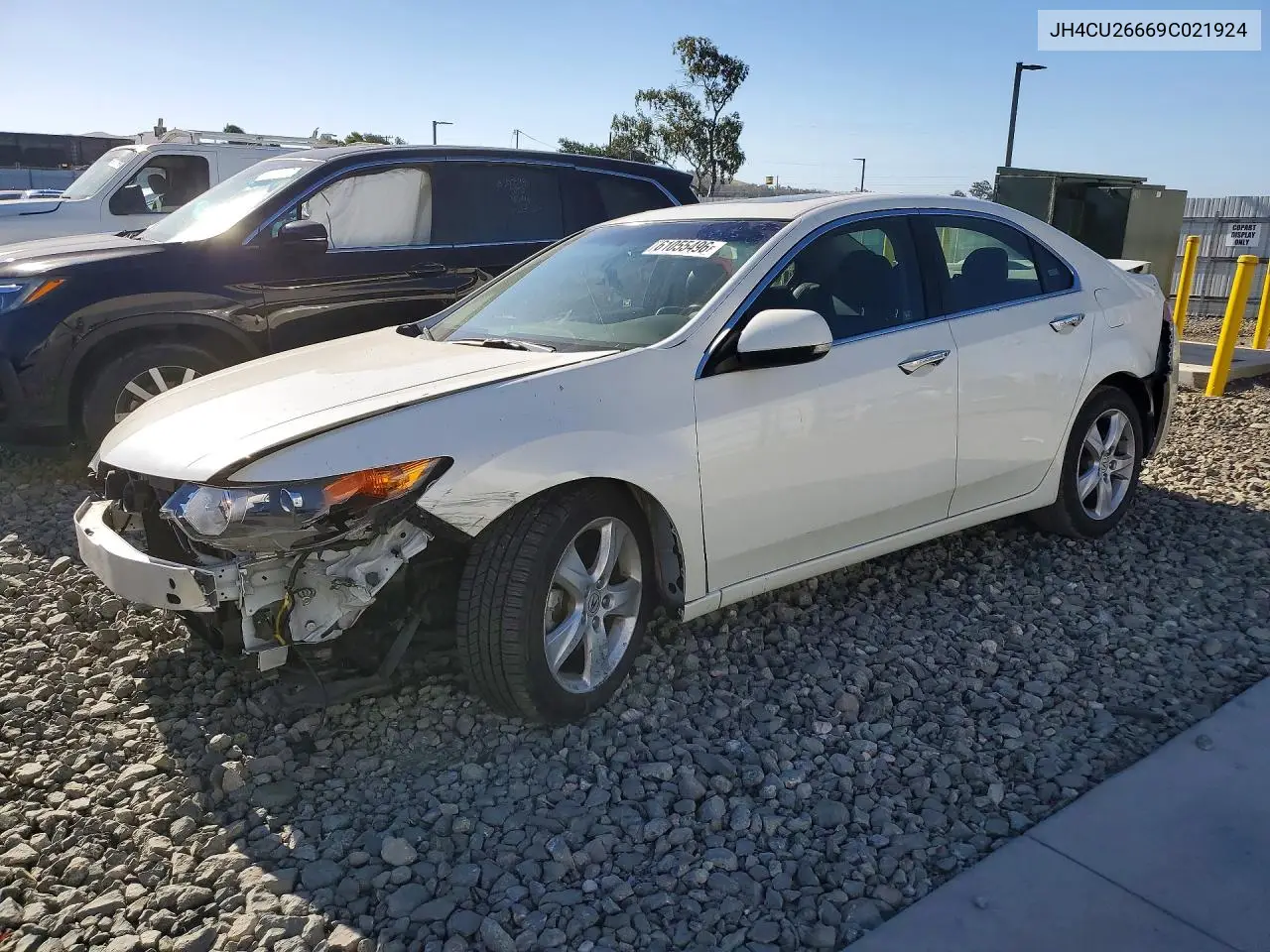 2009 Acura Tsx VIN: JH4CU26669C021924 Lot: 61055496