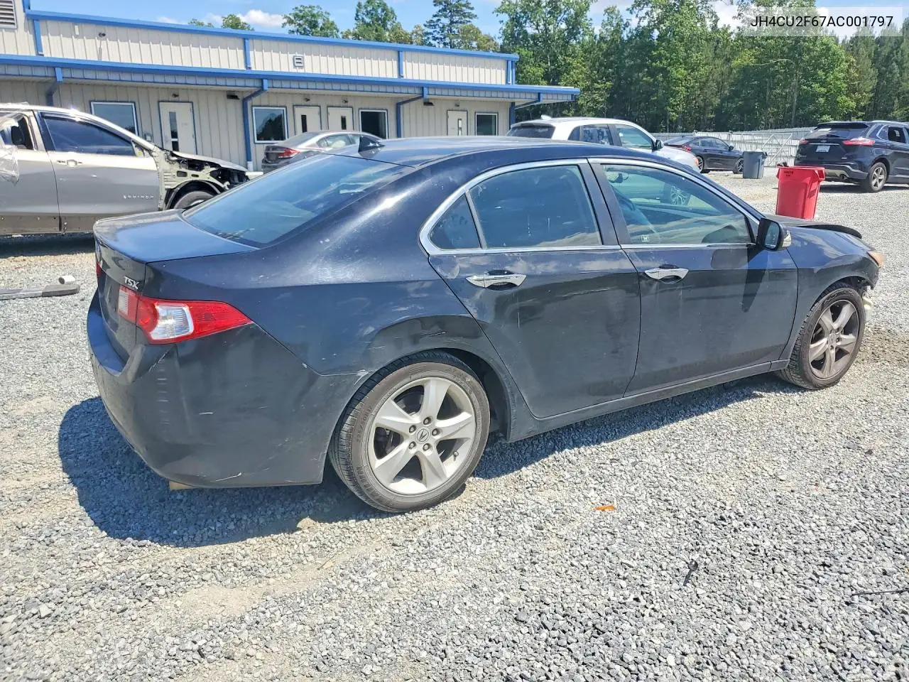 2010 Acura Tsx VIN: JH4CU2F67AC001797 Lot: 57641906
