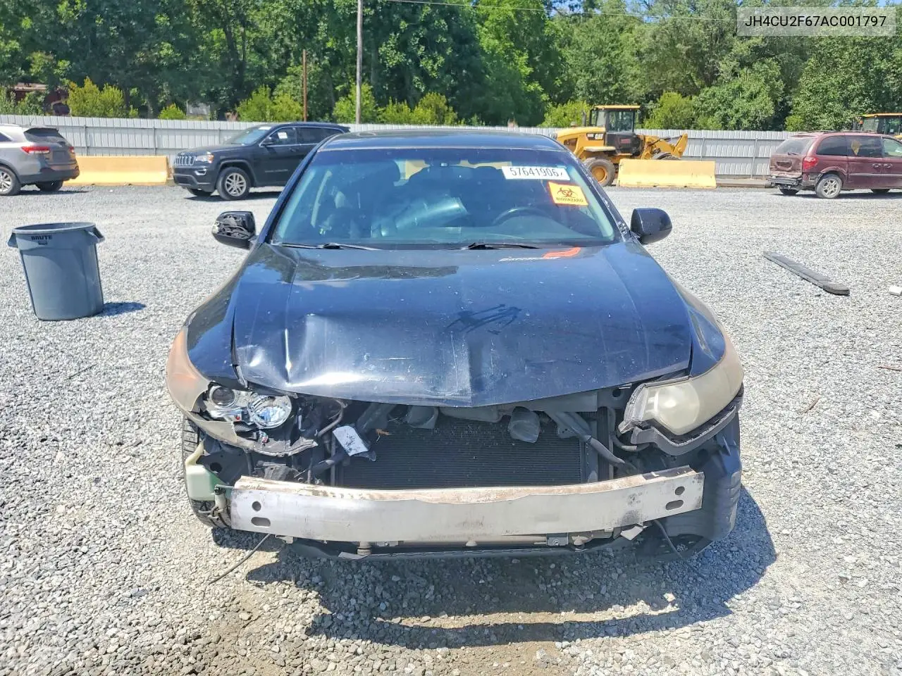 2010 Acura Tsx VIN: JH4CU2F67AC001797 Lot: 57641906