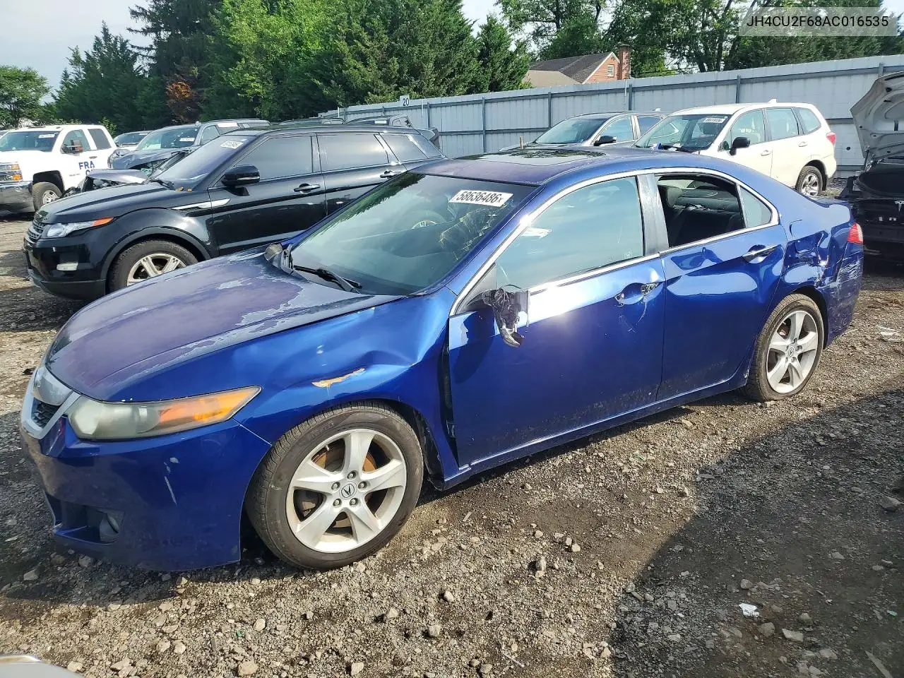 2010 Acura Tsx VIN: JH4CU2F68AC016535 Lot: 58636486