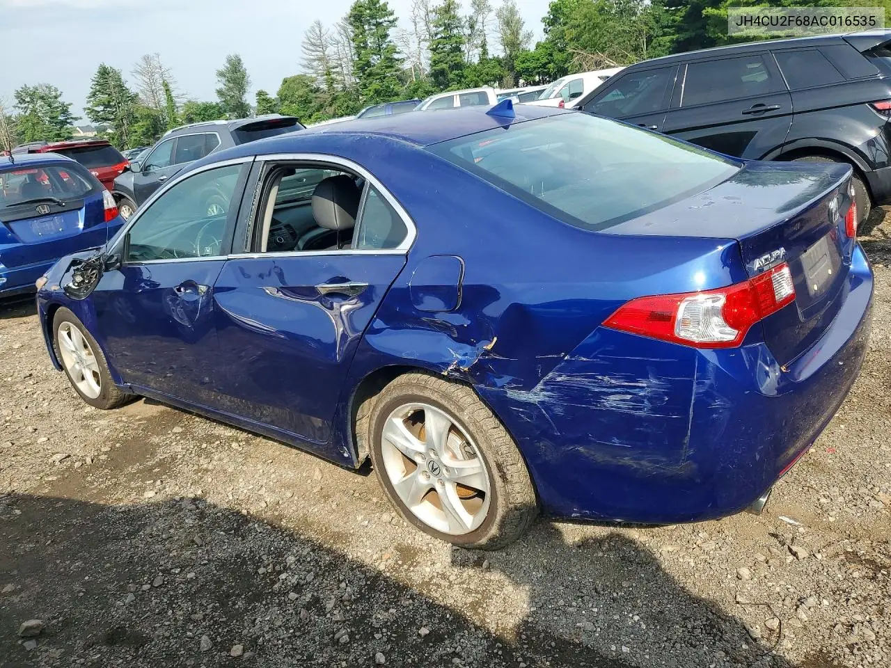 2010 Acura Tsx VIN: JH4CU2F68AC016535 Lot: 58636486