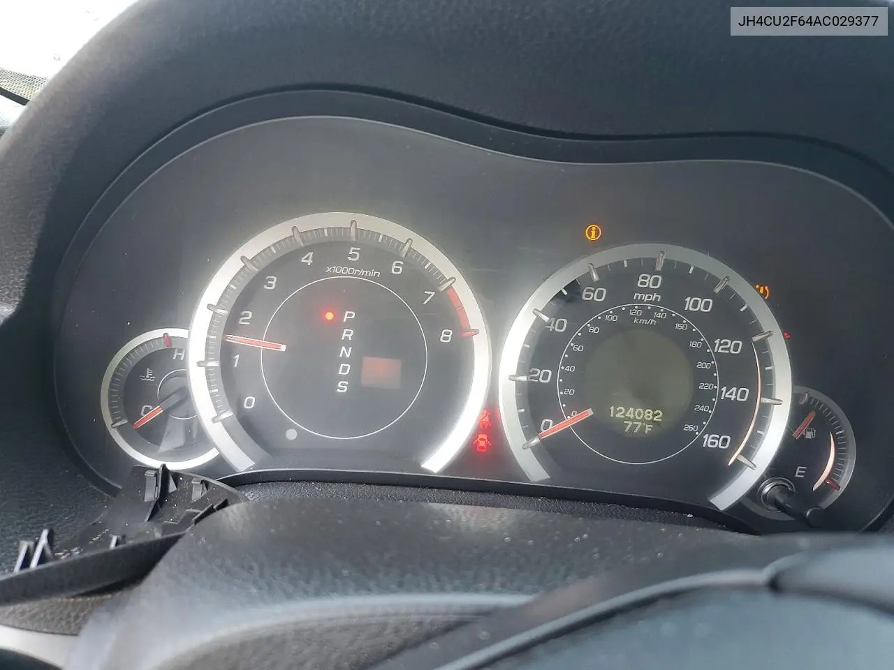 2010 Acura Tsx VIN: JH4CU2F64AC029377 Lot: 60832376
