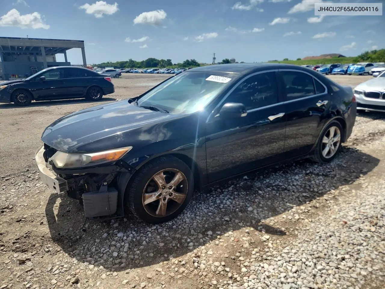 2010 Acura Tsx VIN: JH4CU2F65AC004116 Lot: 60865246
