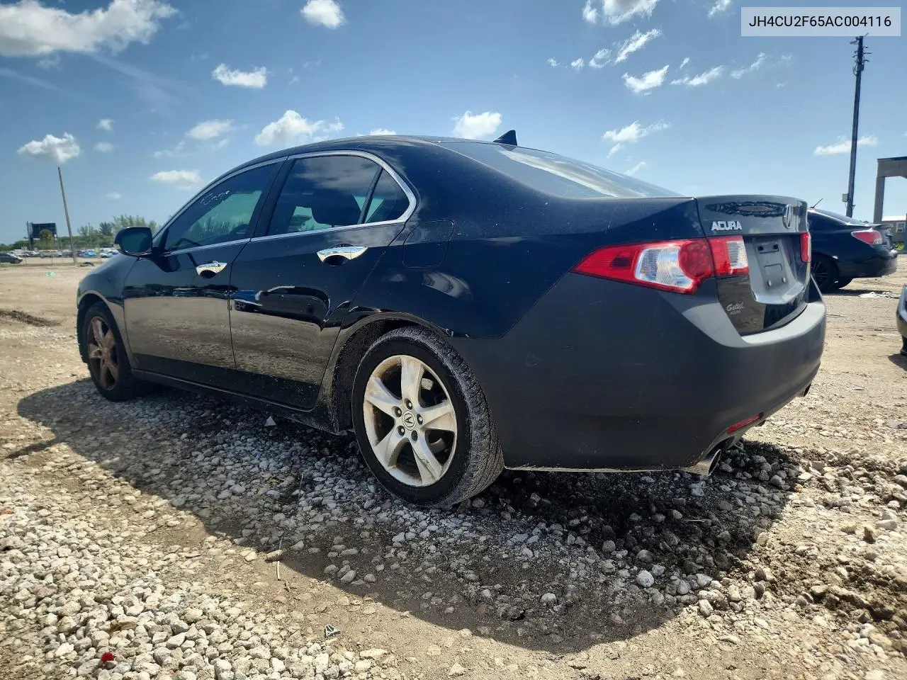 2010 Acura Tsx VIN: JH4CU2F65AC004116 Lot: 60865246