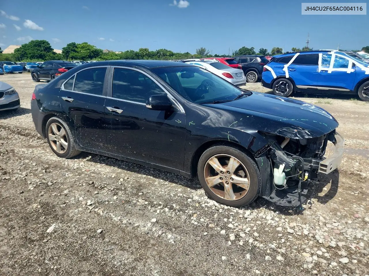2010 Acura Tsx VIN: JH4CU2F65AC004116 Lot: 60865246