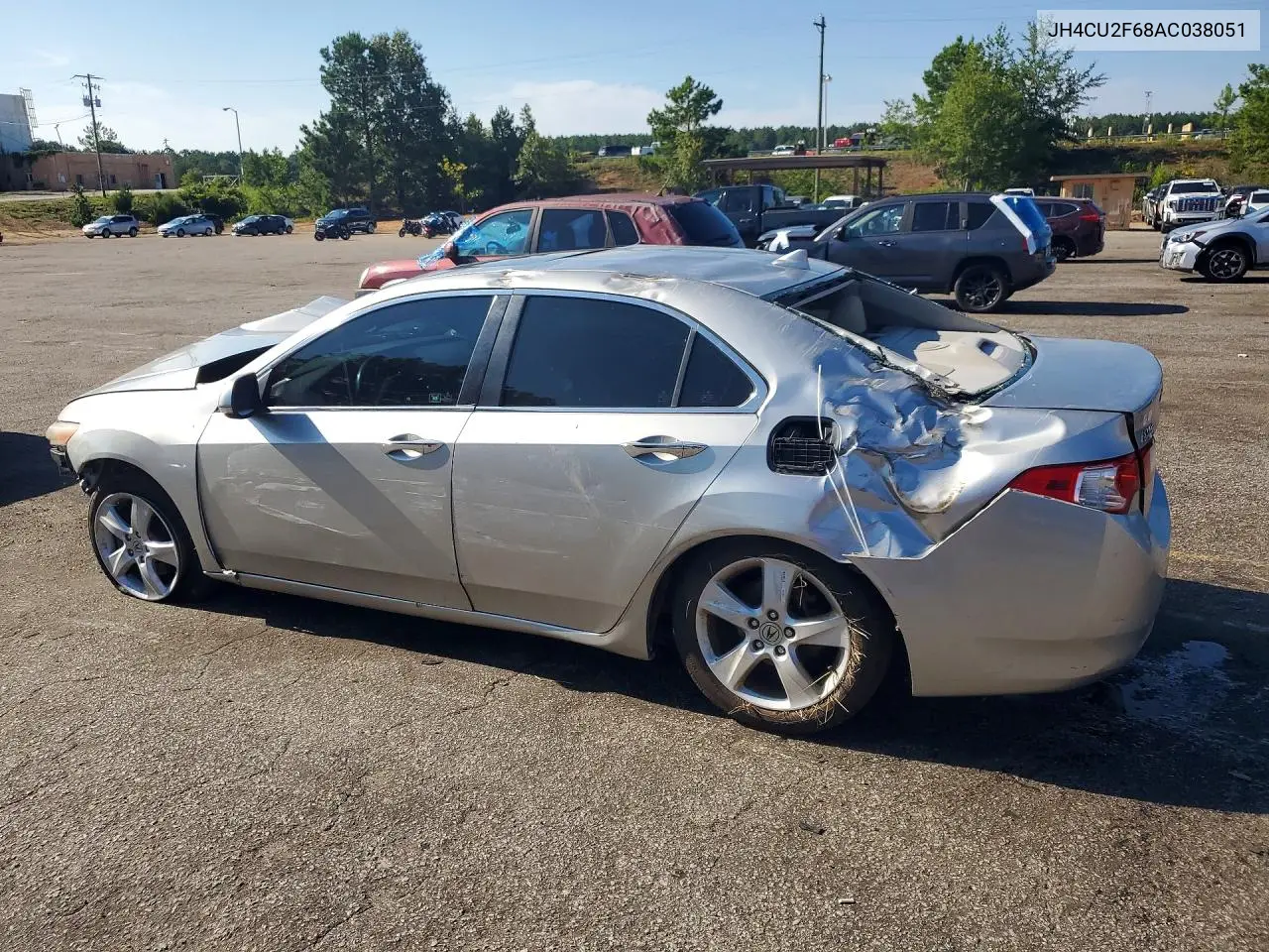2010 Acura Tsx VIN: JH4CU2F68AC038051 Lot: 61040246