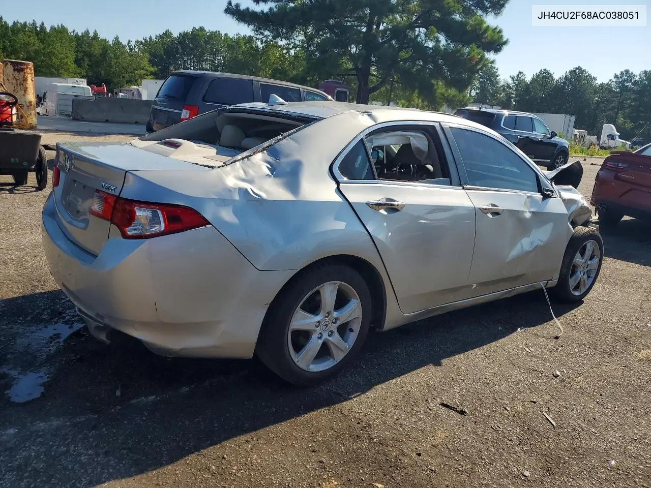 2010 Acura Tsx VIN: JH4CU2F68AC038051 Lot: 61040246