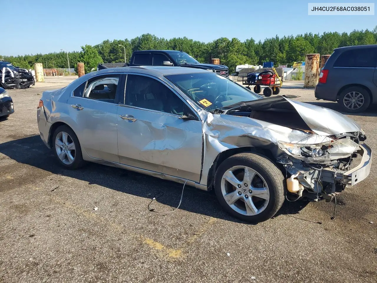 2010 Acura Tsx VIN: JH4CU2F68AC038051 Lot: 61040246