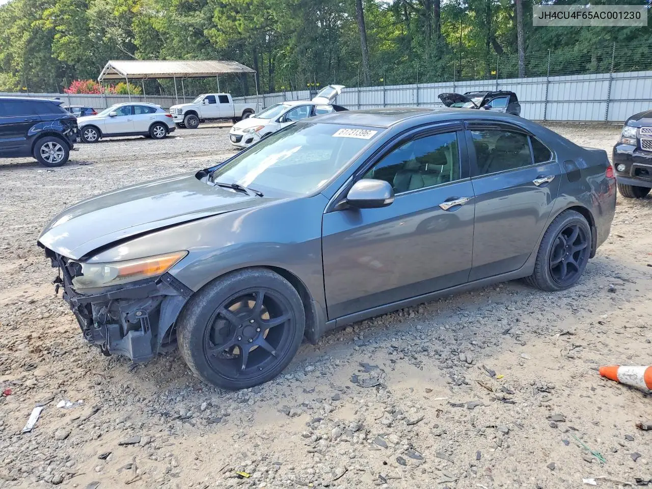 2010 Acura Tsx VIN: JH4CU4F65AC001230 Lot: 61731396