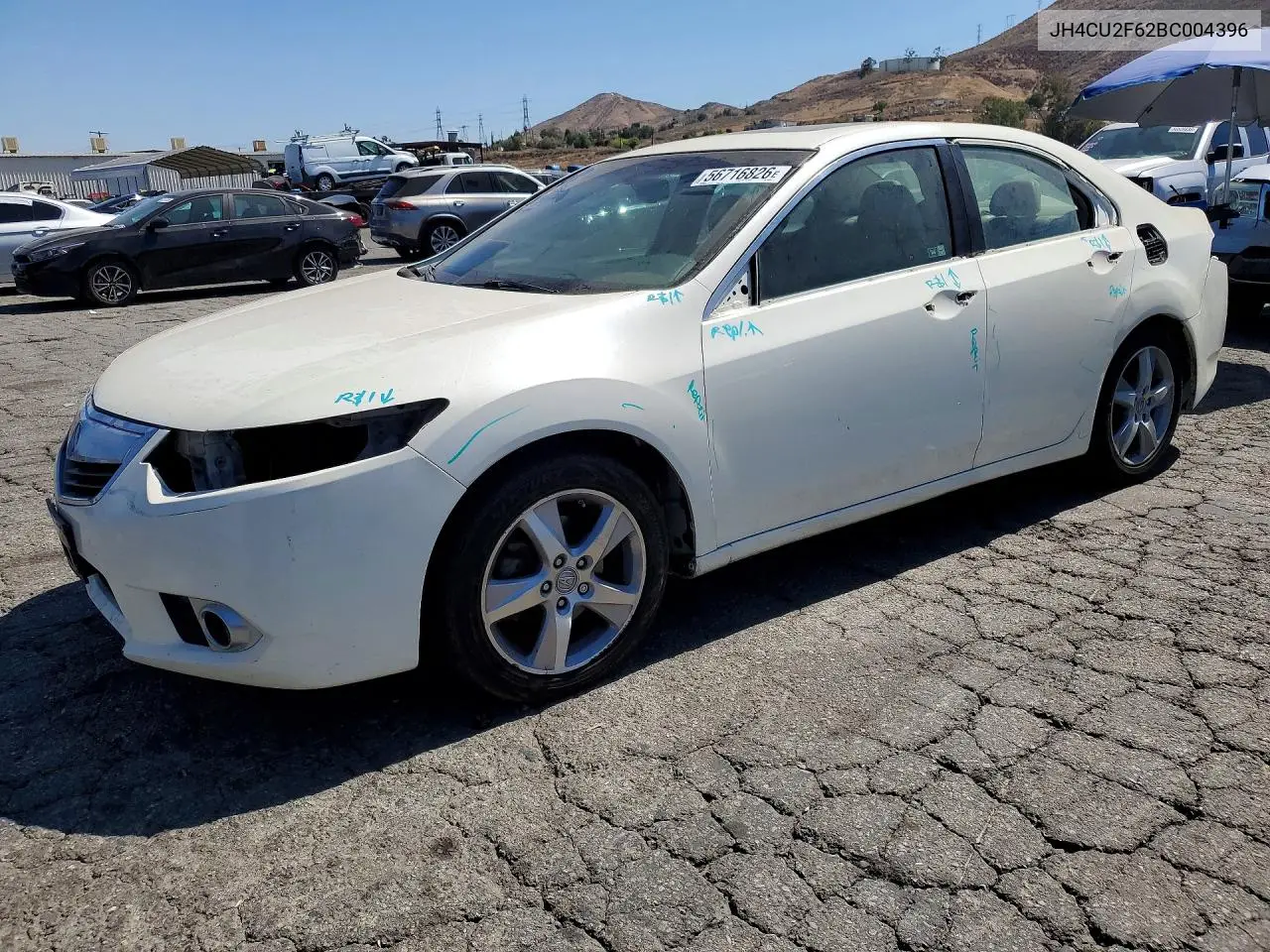 2011 Acura Tsx VIN: JH4CU2F62BC004396 Lot: 56716826