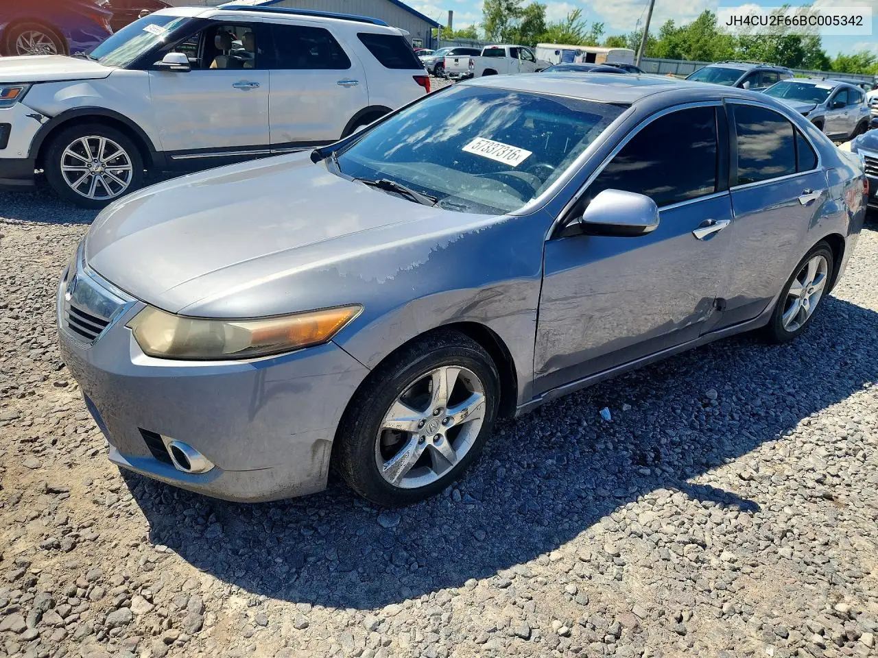 2011 Acura Tsx VIN: JH4CU2F66BC005342 Lot: 57337316