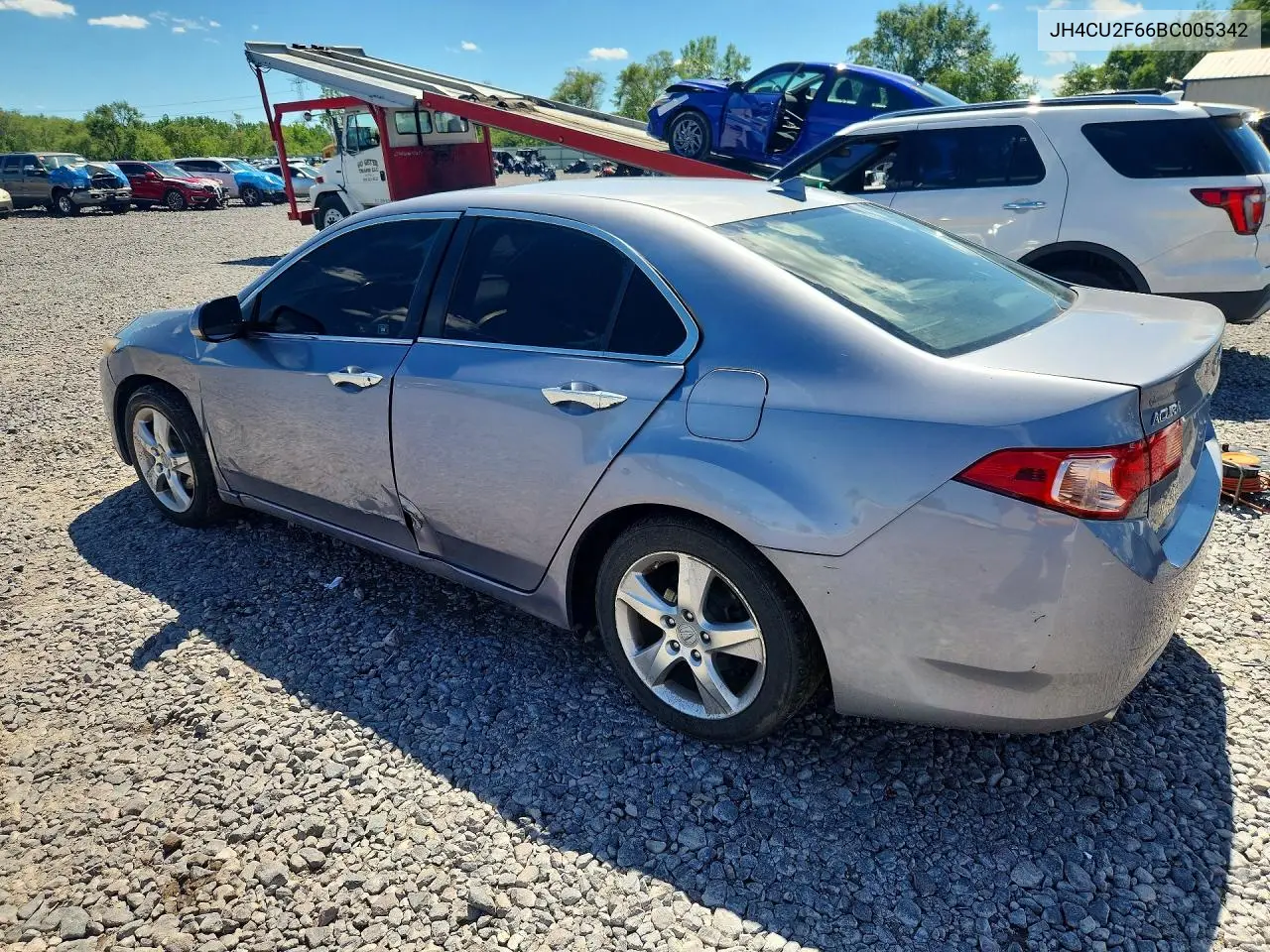 2011 Acura Tsx VIN: JH4CU2F66BC005342 Lot: 57337316