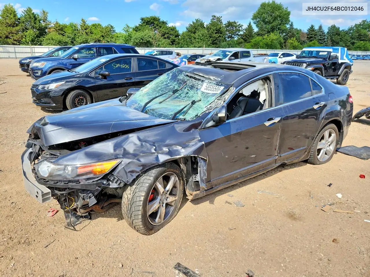 2011 Acura Tsx VIN: JH4CU2F64BC012046 Lot: 58535506