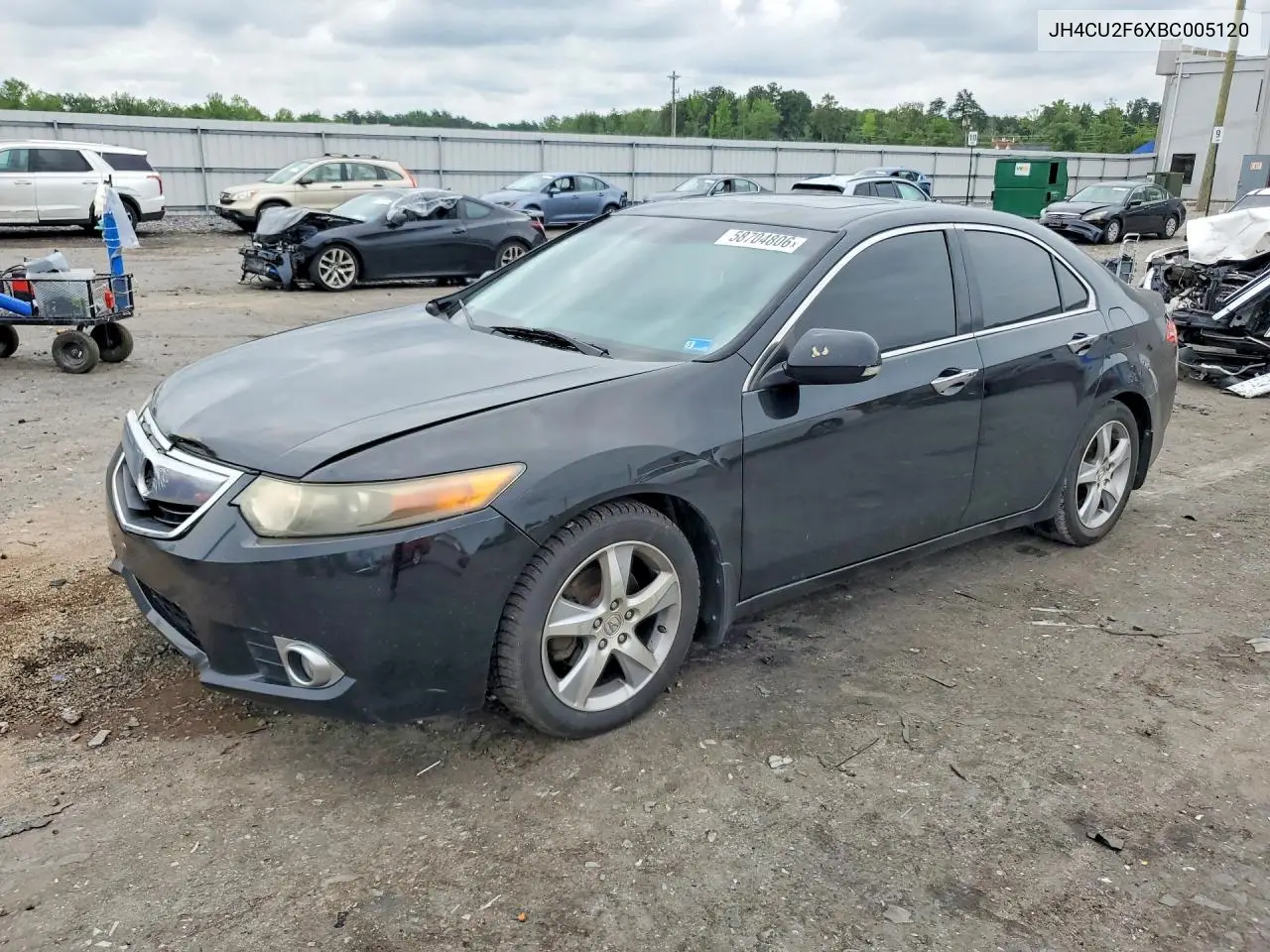 2011 Acura Tsx VIN: JH4CU2F6XBC005120 Lot: 58704806