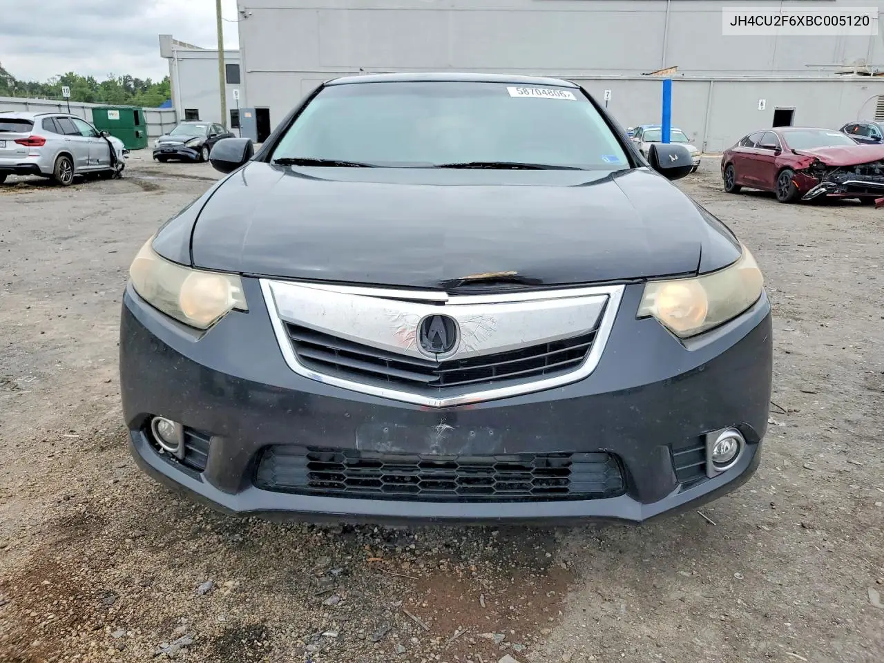 2011 Acura Tsx VIN: JH4CU2F6XBC005120 Lot: 58704806