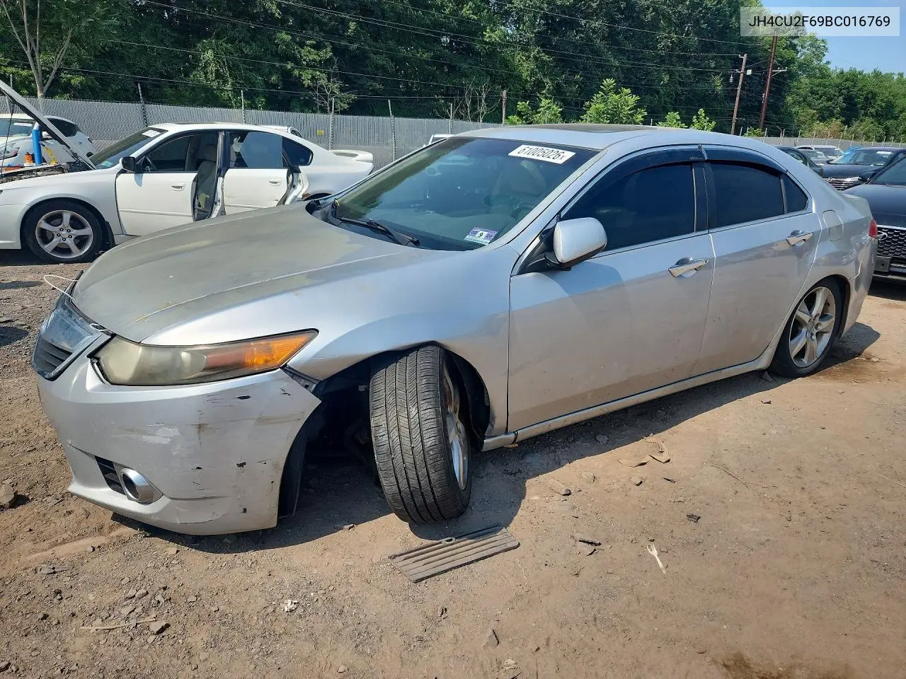 2011 Acura Tsx VIN: JH4CU2F69BC016769 Lot: 61005026