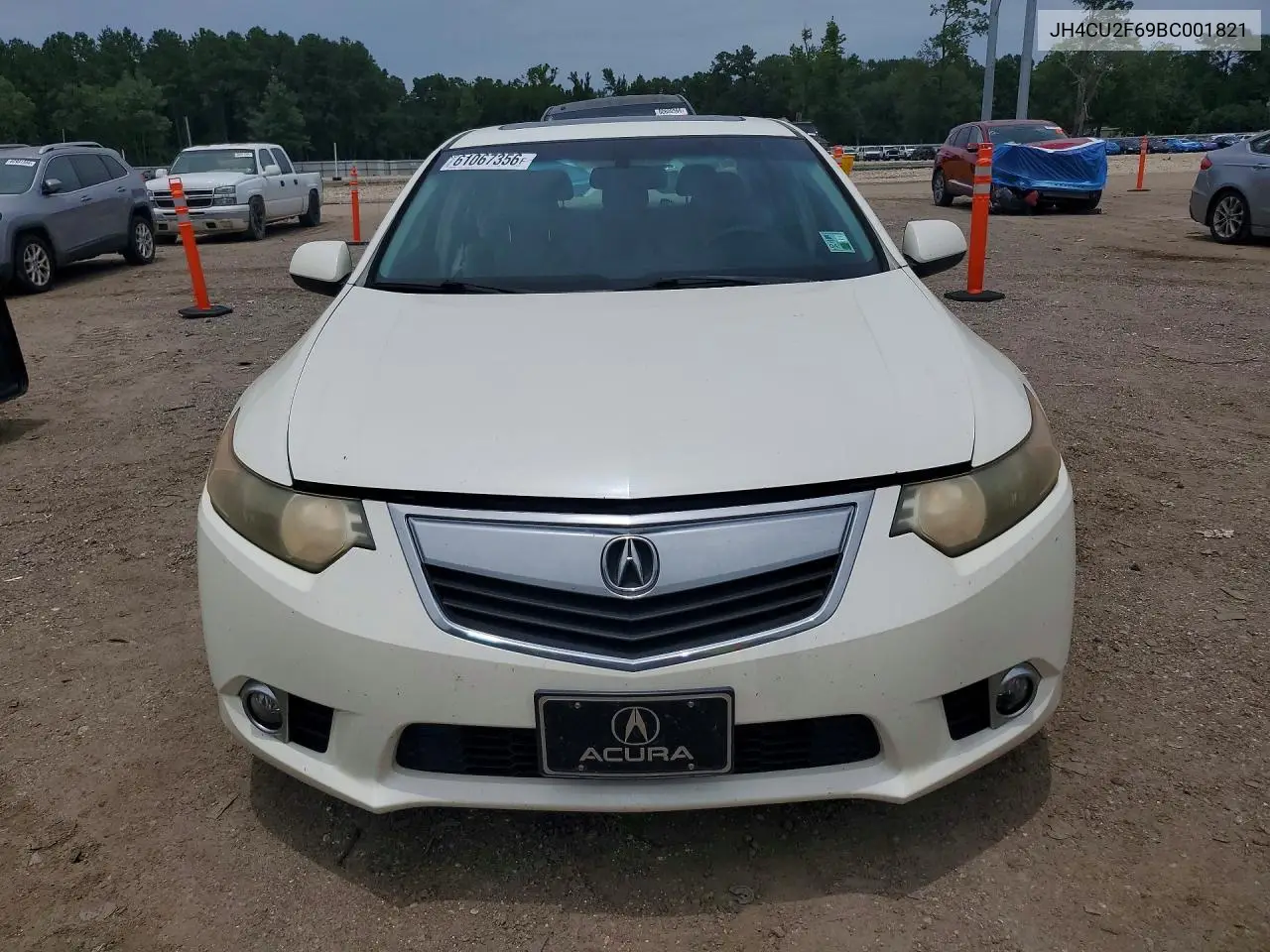 2011 Acura Tsx VIN: JH4CU2F69BC001821 Lot: 61067356