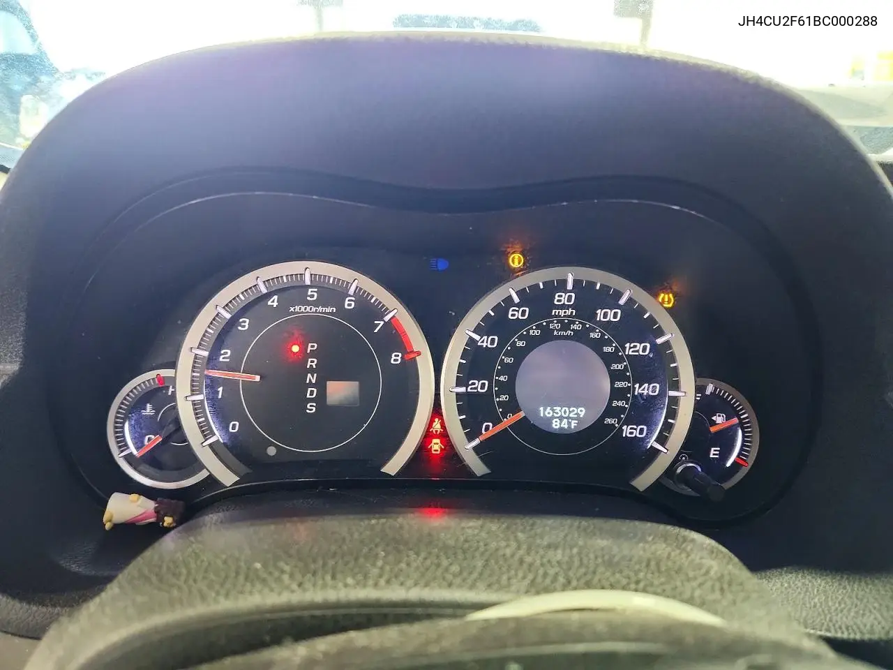 2011 Acura Tsx VIN: JH4CU2F61BC000288 Lot: 61308126