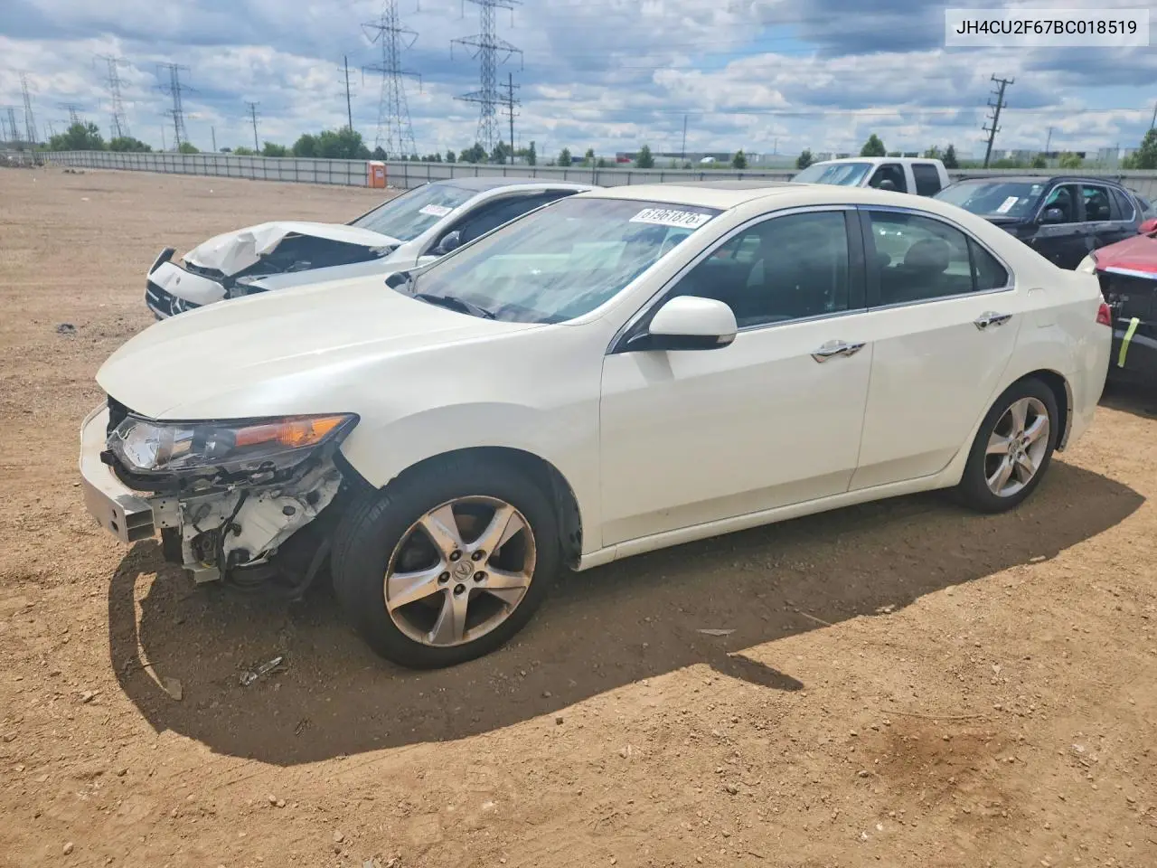 2011 Acura Tsx VIN: JH4CU2F67BC018519 Lot: 61961876