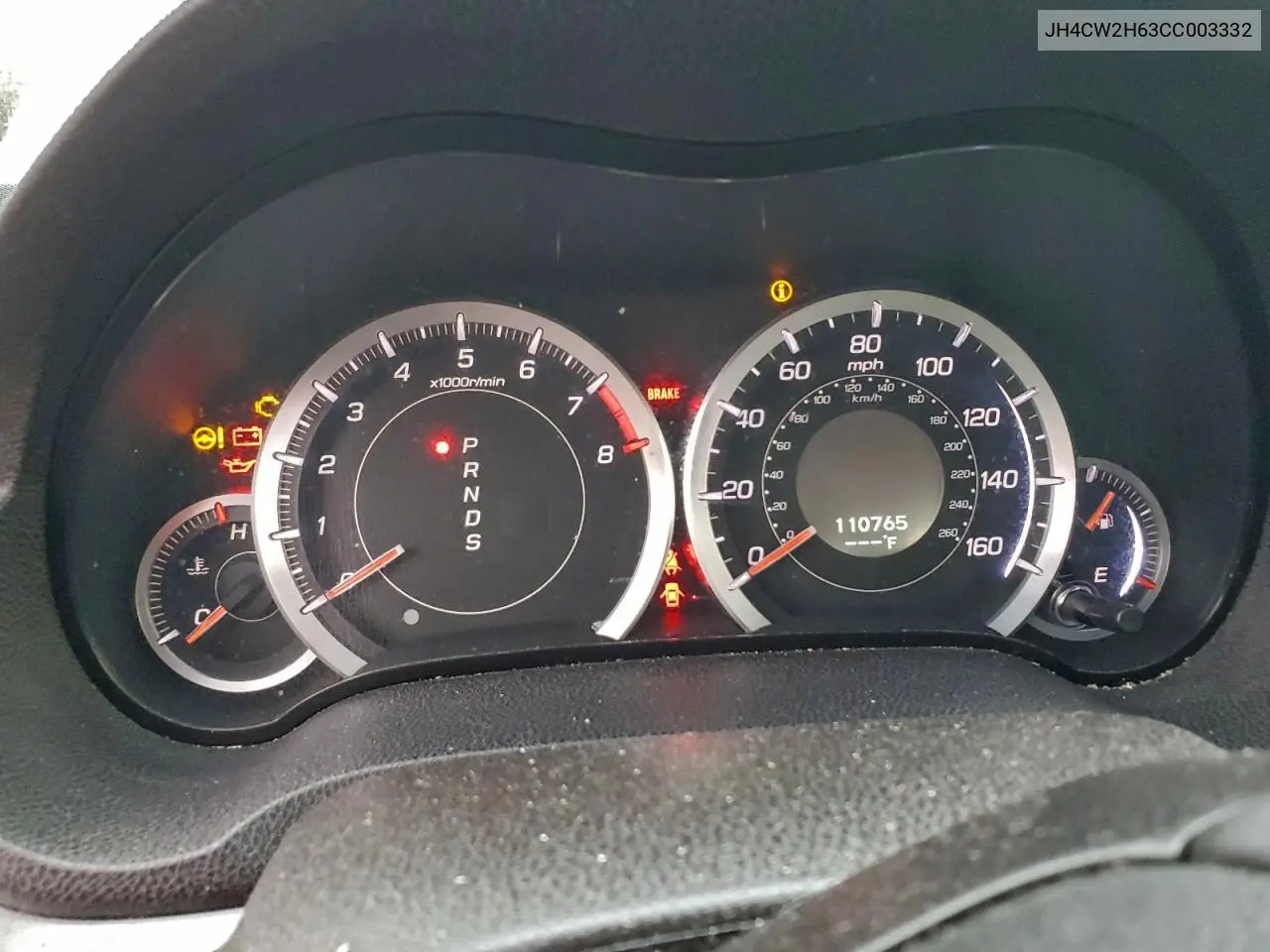 JH4CW2H63CC003332 2012 Acura Tsx Tech