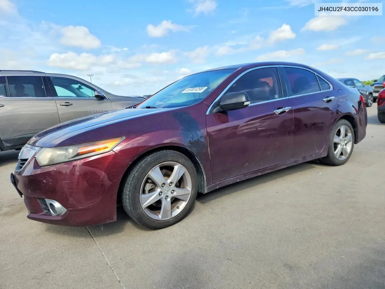 2012 Acura Tsx VIN: JH4CU2F43CC030196 Lot: 57001296