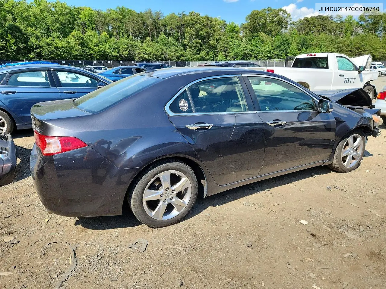 2012 Acura Tsx VIN: JH4CU2F47CC016740 Lot: 57496916
